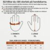 Handskar Storleksguide